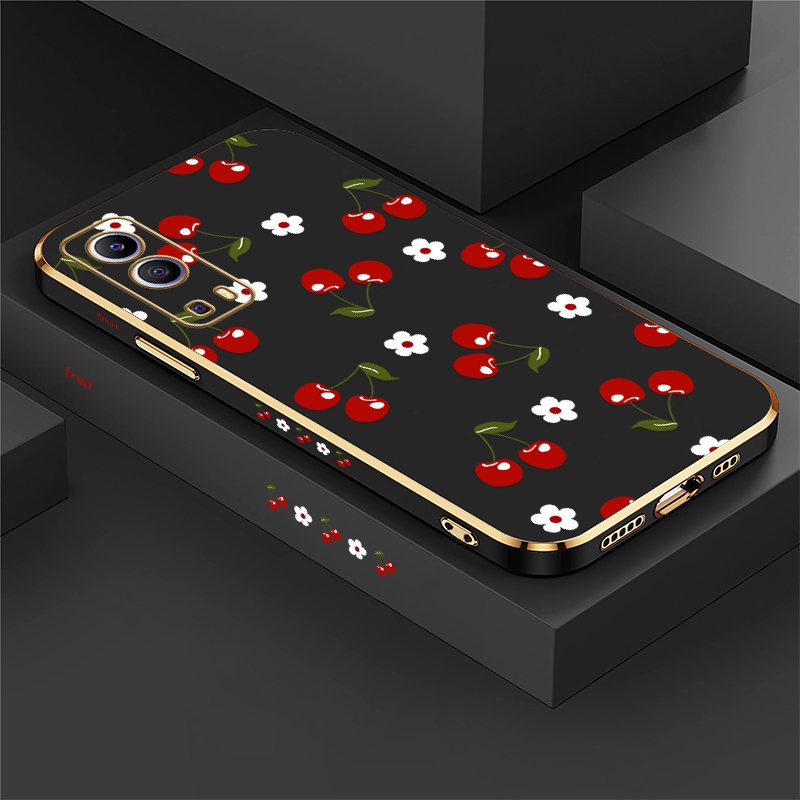 Phone Cases Vivo - Cherry Flowers Print Phone Case For