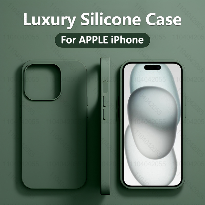 Phone Cases Wholesale - Luxury Liquid Silicone Phone Case for
