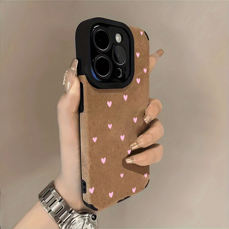 Phone Cases Mous - Fashion Pink Heart Pattern Phone Case