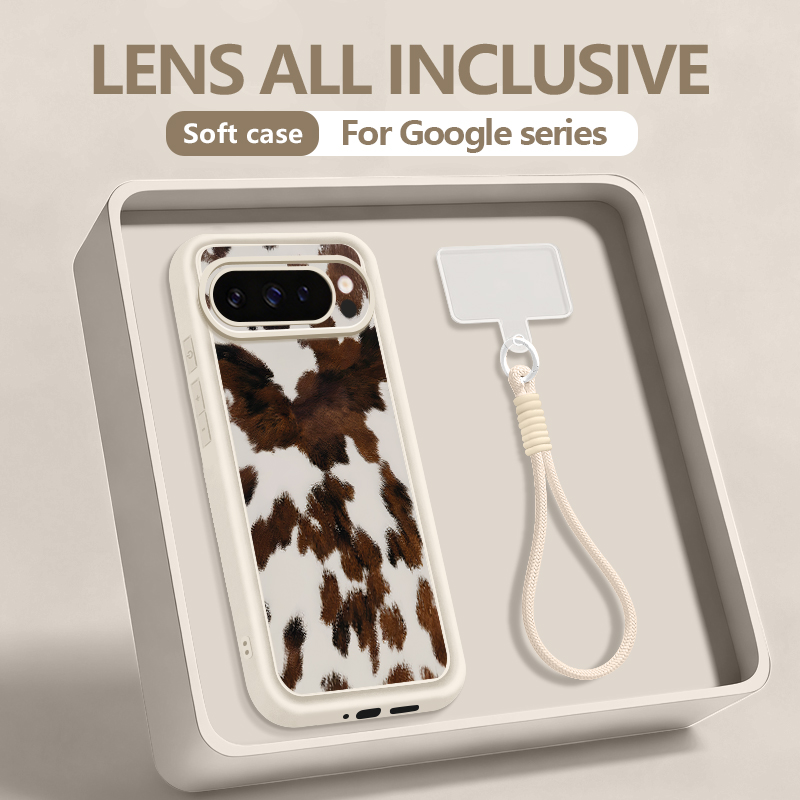 Phone Cases Google Pixel 10 - Leopard Cow Printed Phone Case For