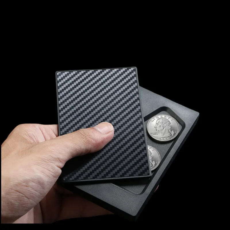 Card Holder Slim Case - Credit Card Holder Men Coin Box