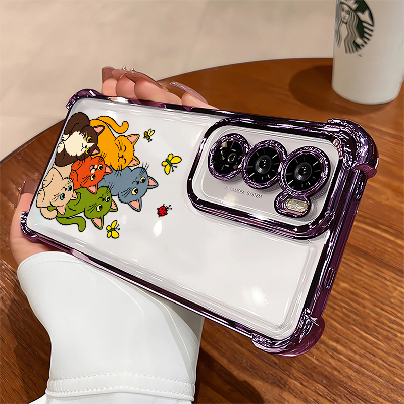 Phone Cases Vivo - Cartoon Cute Cat Phone Case For