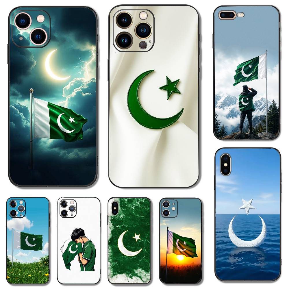 Phone Cases Pakistan - Pakistan Passport Flag For iPhone 17,16,15,14,13,12,11,Pro,X,XS,Max,XR,Plus,Mini