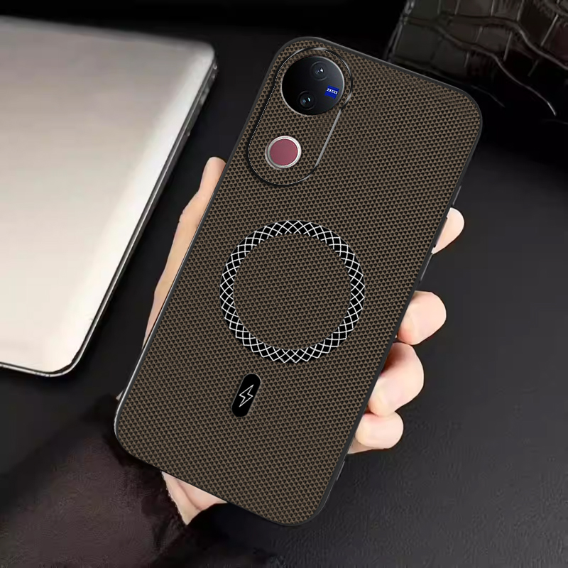 Phone Cases Vivo - Biruiqu VIVO V50 New Ultra-thin Magnetic