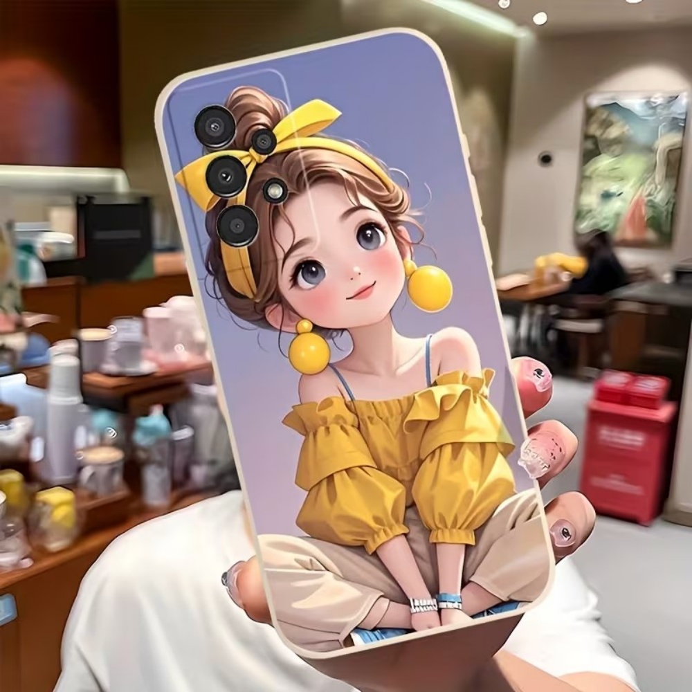 Phone Cases Samsung Galaxy - Cute Cartoon Girl Pattern Design Phone