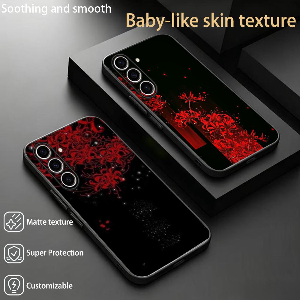 Phone Cases Samsung Galaxy - Red spider lily Japan art fashion