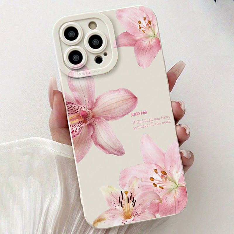 Blue Floral Painted Silicone I - đánh giá và giá Phone Cases Durable