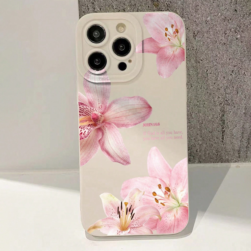 Blue Floral Painted Silicone I - đánh giá và giá Phone Cases Durable