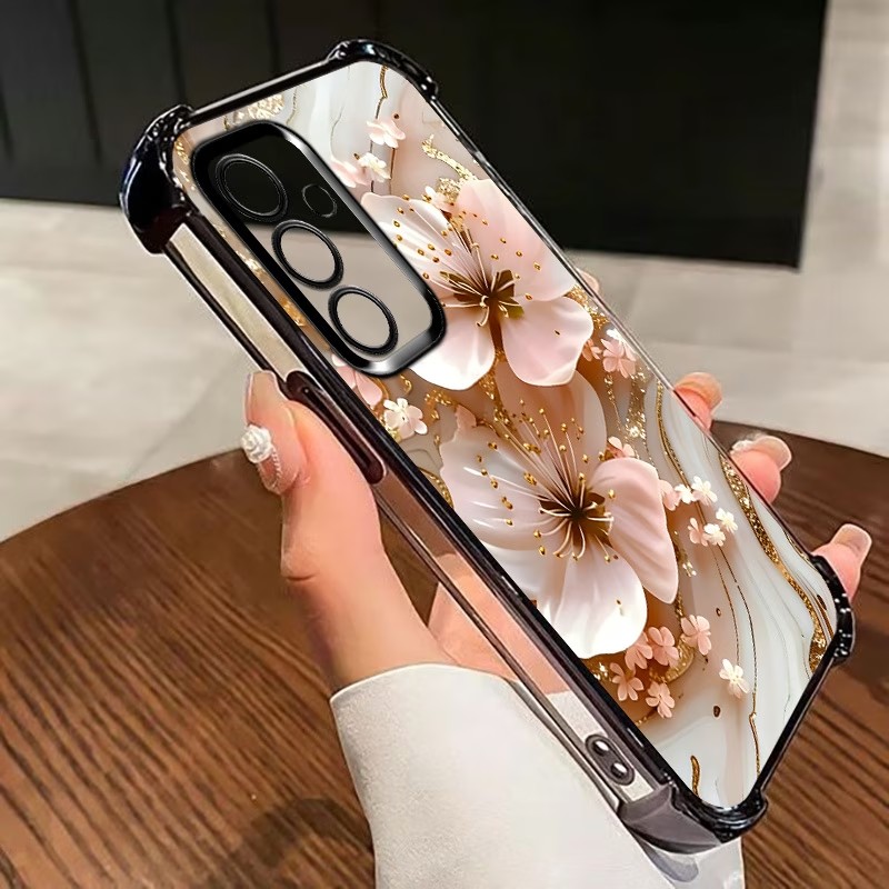 Electroplated Flower Clear Pho - đánh giá và giá Phone Cases For Samsung Galaxy