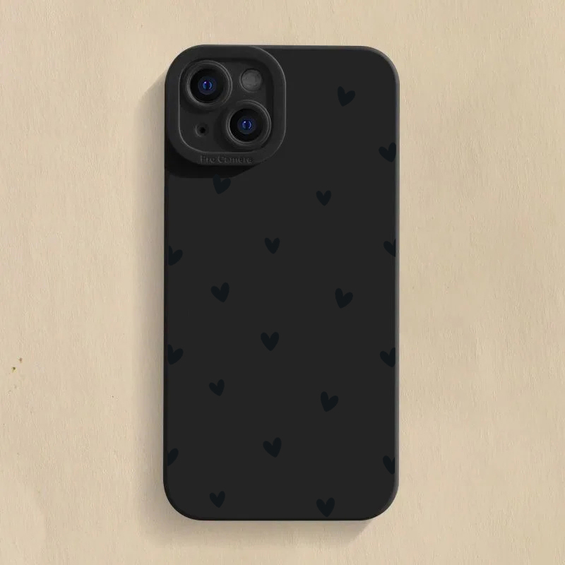Black Love Heart Protector Pho - đánh giá và giá Phone Cases Samsung Galaxy