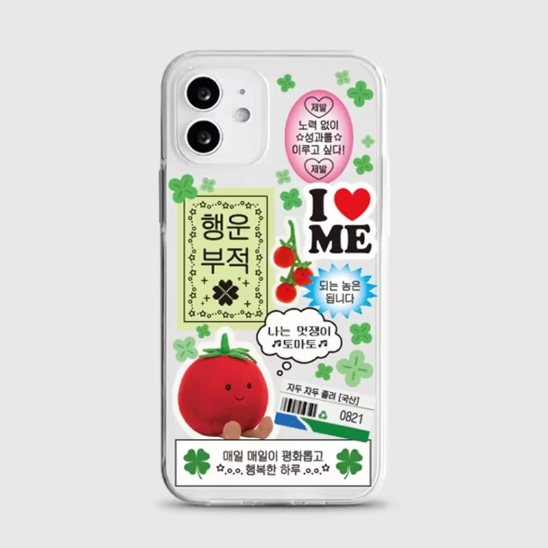 Korean Ins Cute Four Leaf Clov - đánh giá và giá Phone Cases Mous