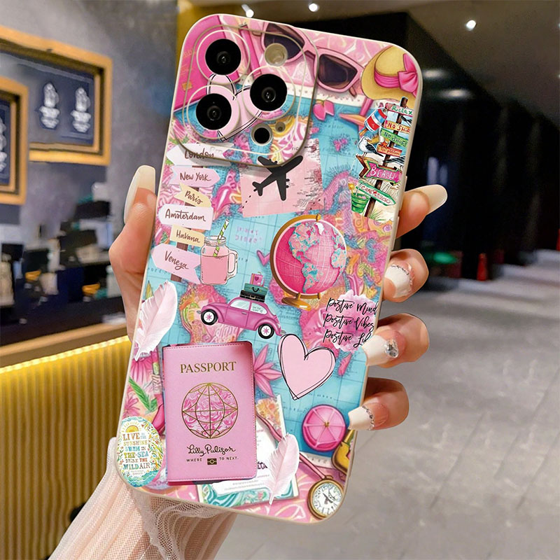 Travel Plane Printed Matte Ant - đánh giá và giá Phone Cases Aviation