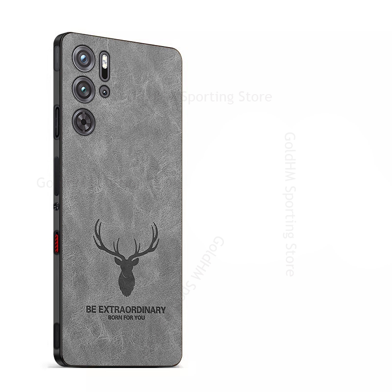 3D Cartoon Head Elk Deer Leath - đánh giá và giá Phone Cases Red Deer