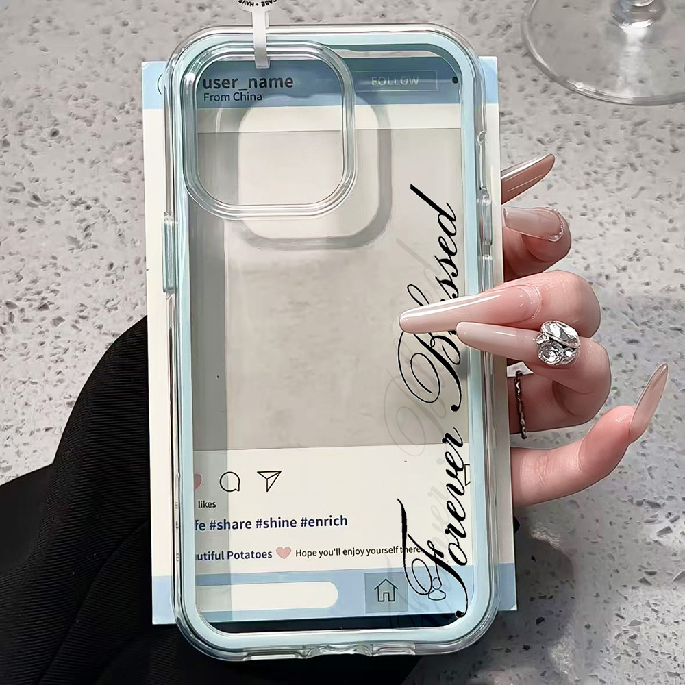 Forever Blessed Simple Clear P - đánh giá và giá Phone Cases Durable
