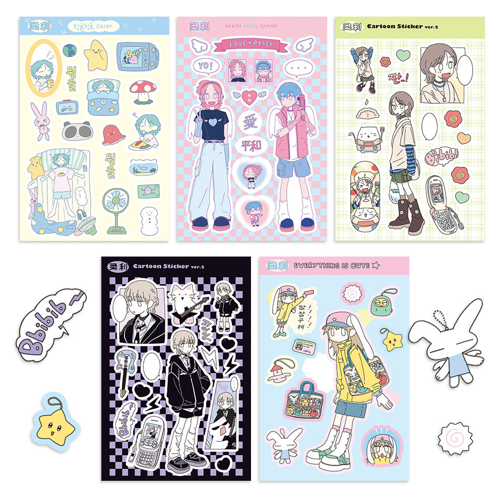 1/5 Pcs Rou Li 2 Character Sti - đánh giá và giá Phone Cases Wholesale