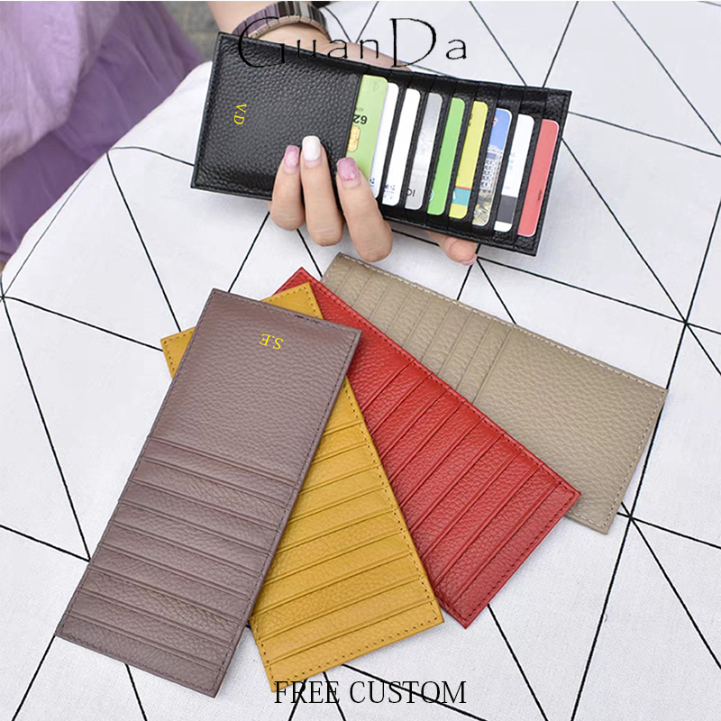 Custom Name Slim Long Card Hol - đánh giá và giá Card Holder Slim Case