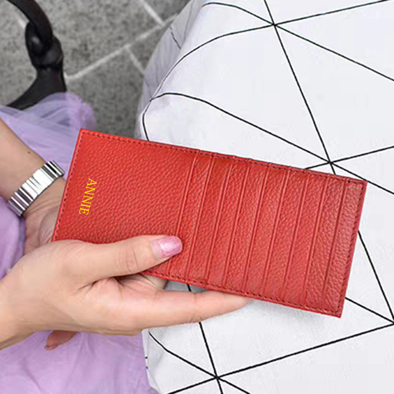 Custom Name Slim Long Card Hol - đánh giá và giá Card Holder Slim Case