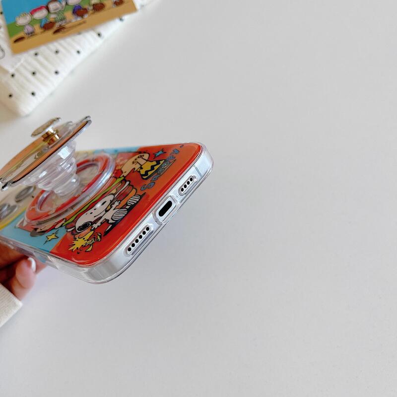 Snoopy Cartoon Magnetic Kickst - đánh giá và giá Phone Cases Wholesale