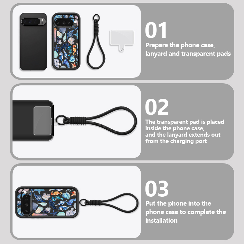 Shark Ocean Patterned TPU Phon - đánh giá và giá Phone Cases Google Pixel 10