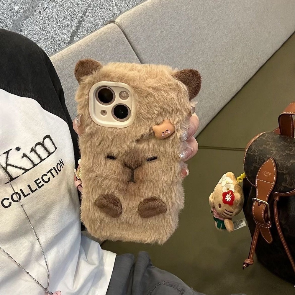 Luxury Capybara Fluffy Fur Pho - đánh giá và giá Phone Cases For Iphone 11