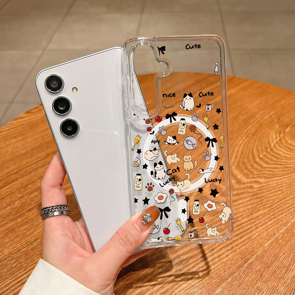 Cute Cat Magnetic Phone Case F - đánh giá và giá Phone Cases Magnetic