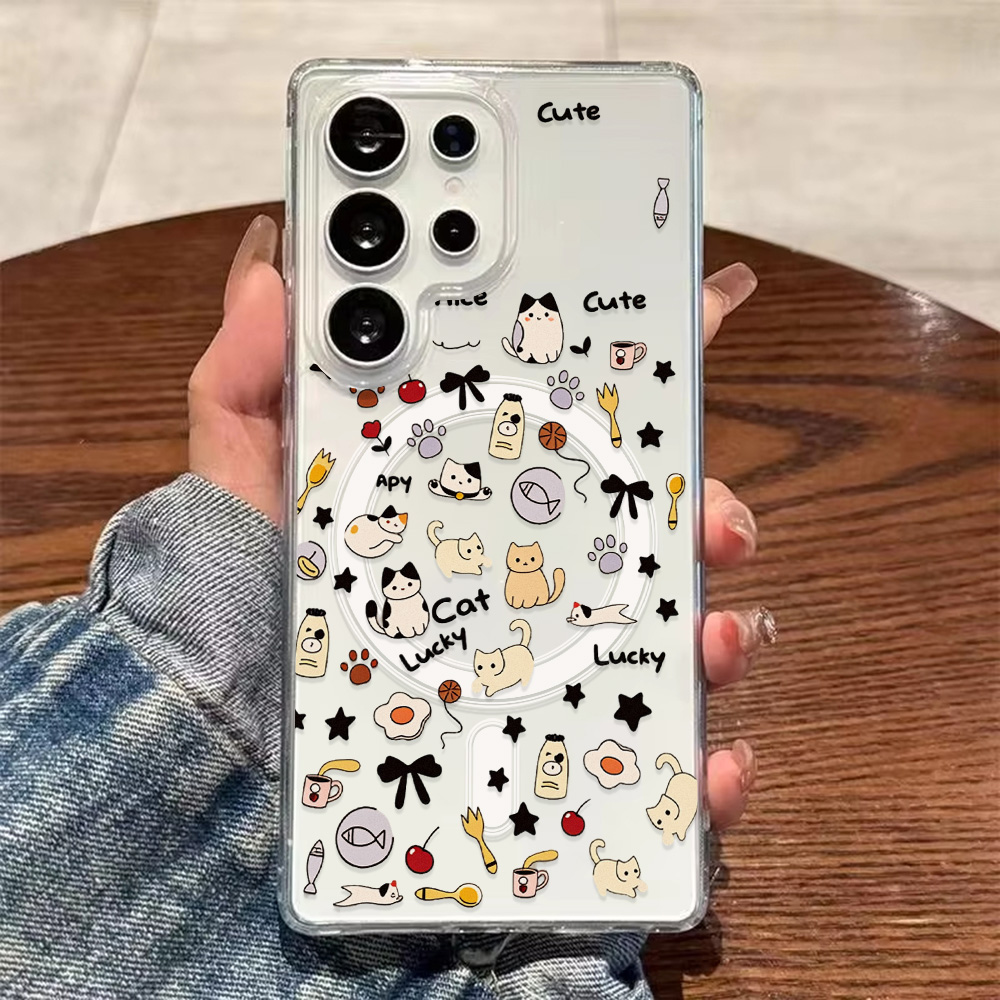 Cute Cat Magnetic Phone Case F - đánh giá và giá Phone Cases Magnetic