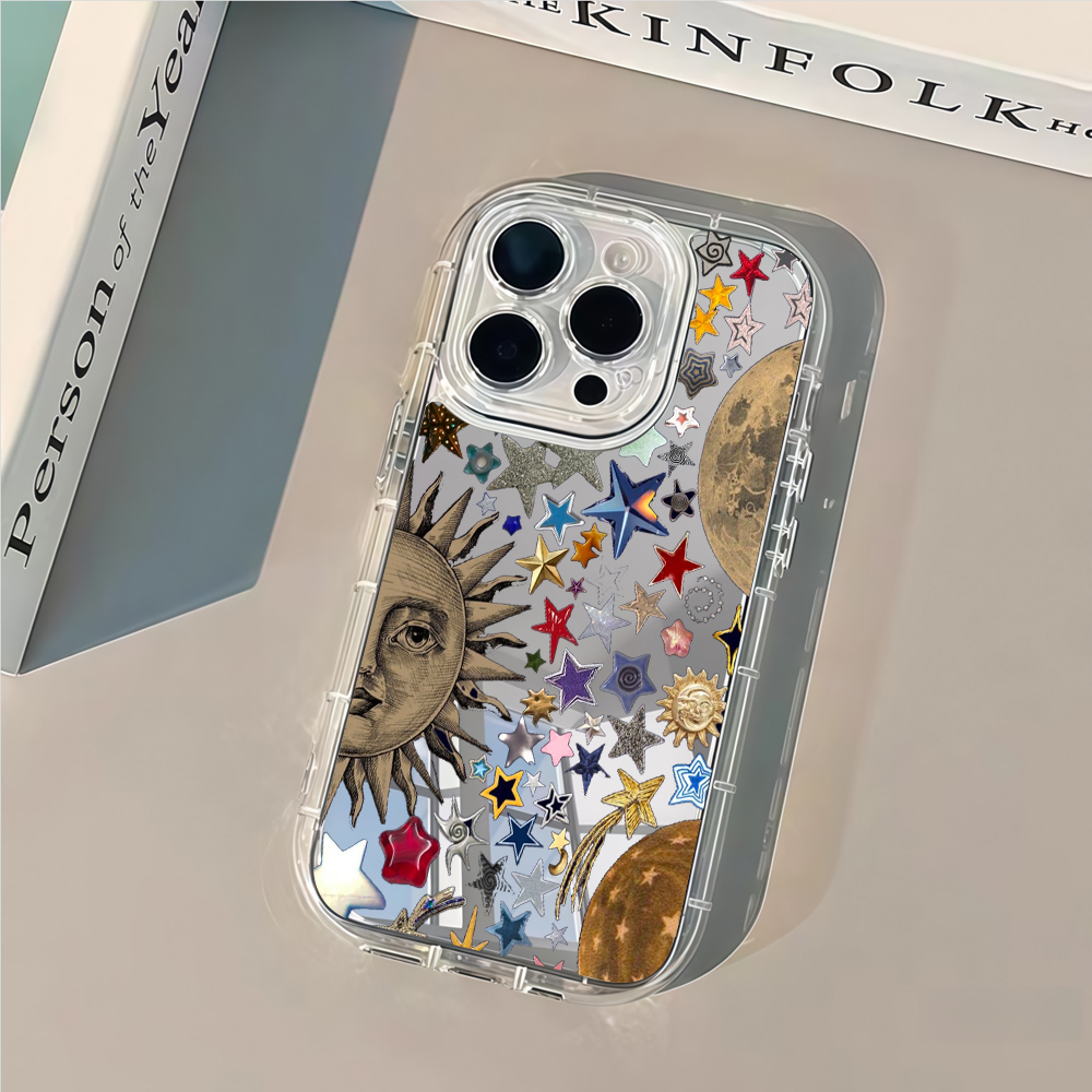 Celestial Gold Glitter Mirror  - đánh giá và giá Phone Cases Mous