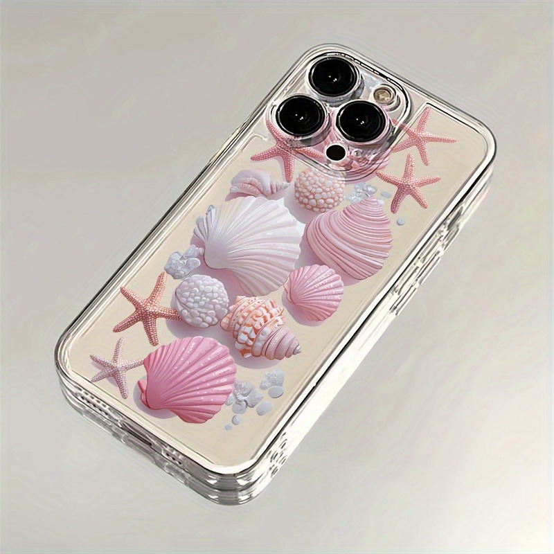 Trendy Pink Seashell Phone Cas - đánh giá và giá Phone Cases Durable