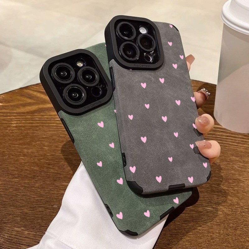 Fashion Pink Heart Pattern Pho - đánh giá và giá Phone Cases Mous