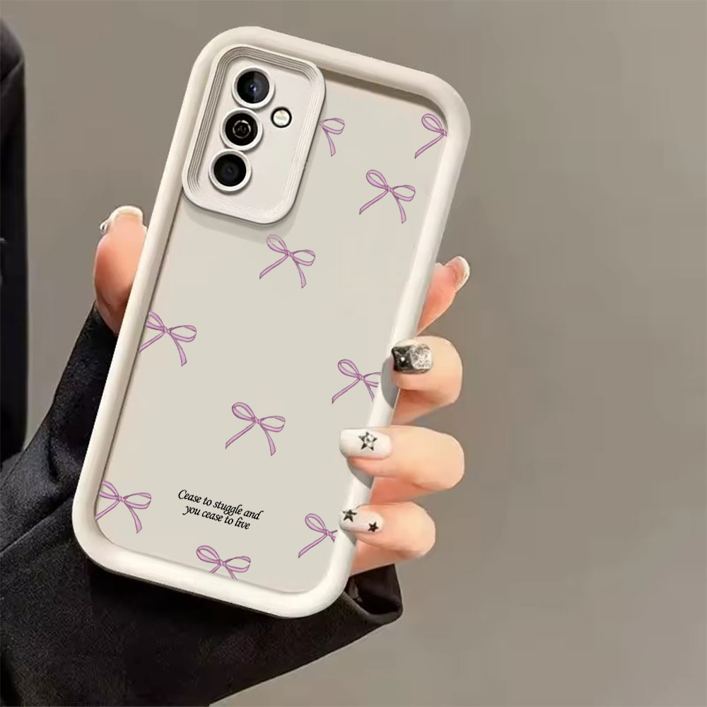 Pink Bow Print Soft TPU Phone  - đánh giá và giá Phone Cases Samsung Galaxy
