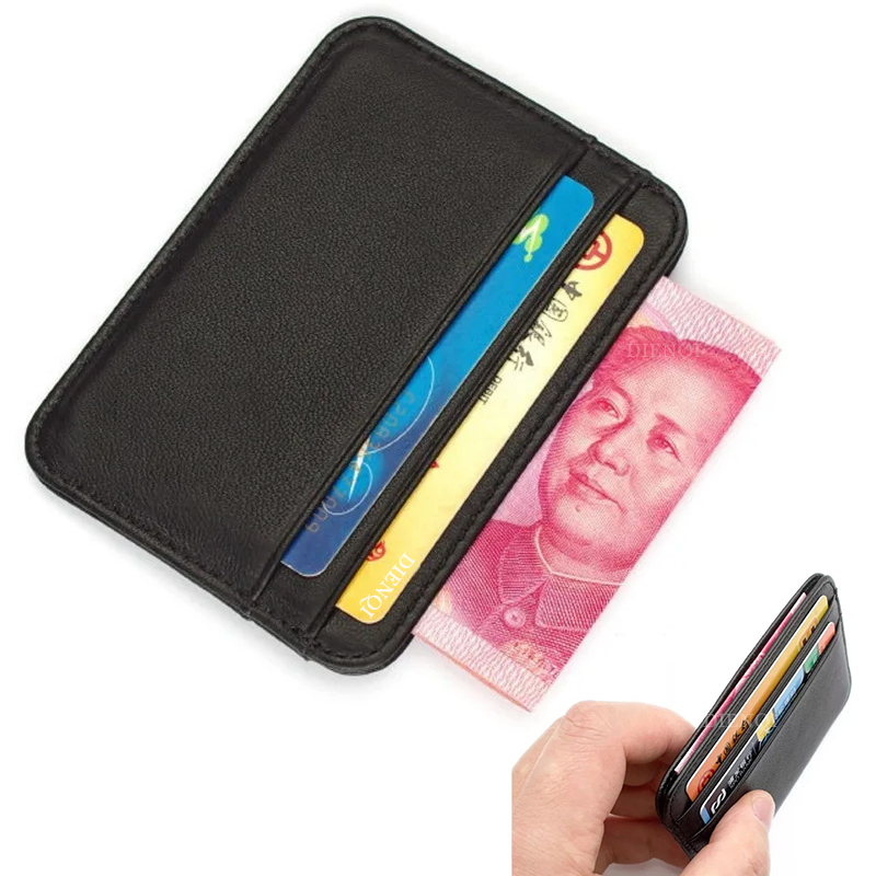 Genuine Leather Visit Card Hol - đánh giá và giá Card Holder Slim Case