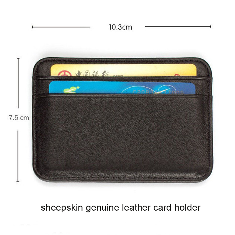 Genuine Leather Visit Card Hol - đánh giá và giá Card Holder Slim Case