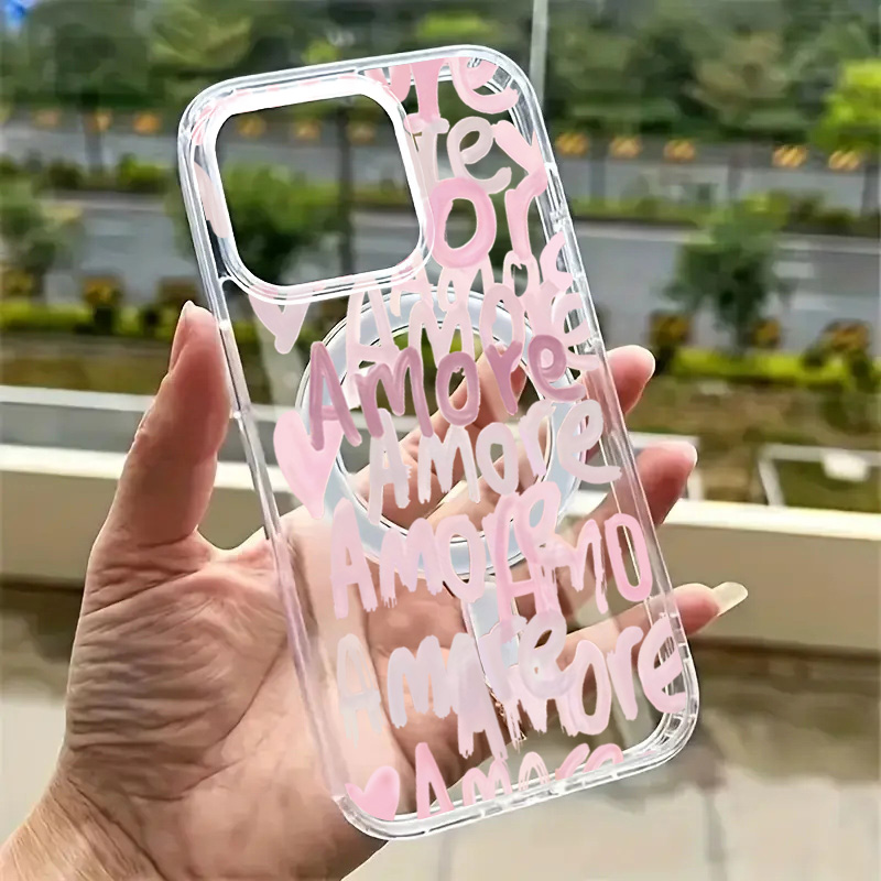 Amore-Love Romantic Pink Lette - đánh giá và giá Phone Cases Magnetic