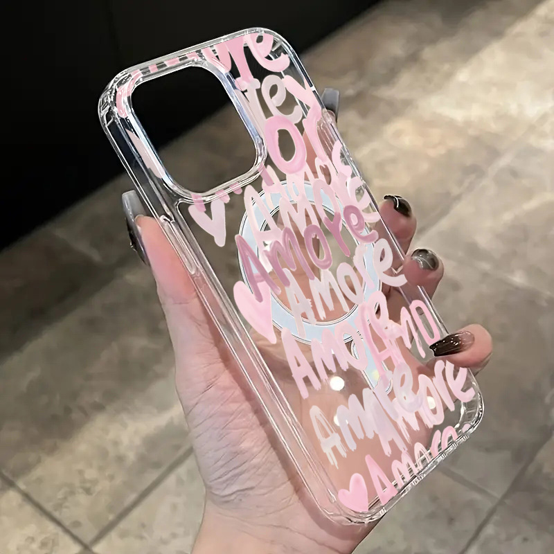 Amore-Love Romantic Pink Lette - đánh giá và giá Phone Cases Magnetic