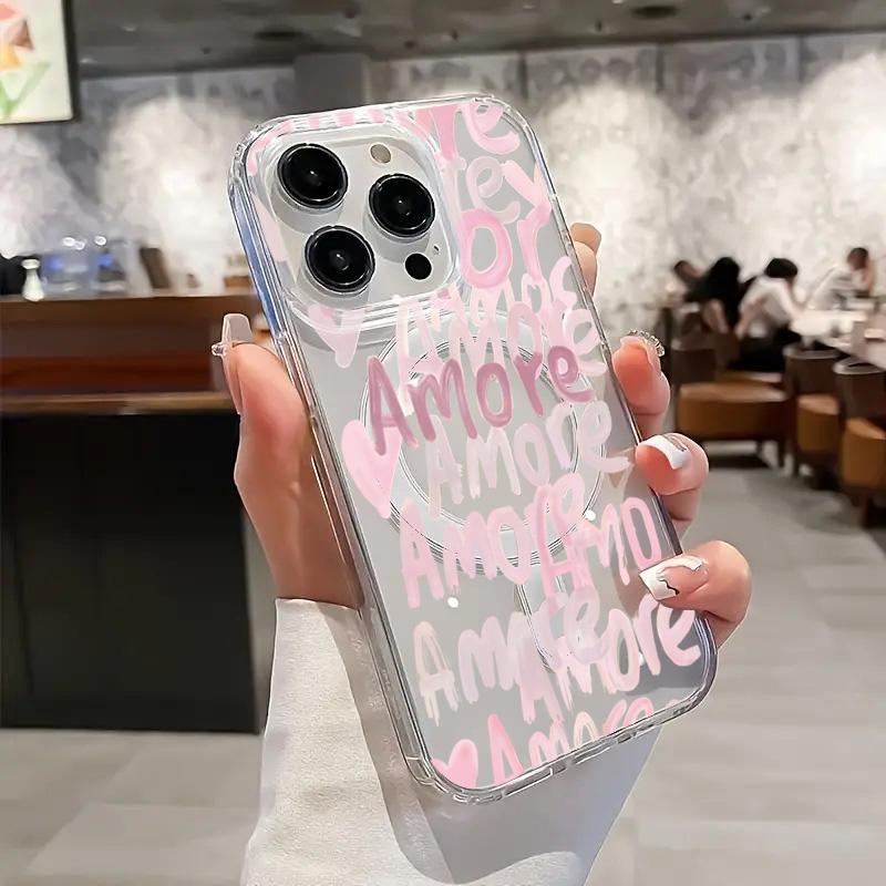 Amore-Love Romantic Pink Lette - đánh giá và giá Phone Cases Magnetic