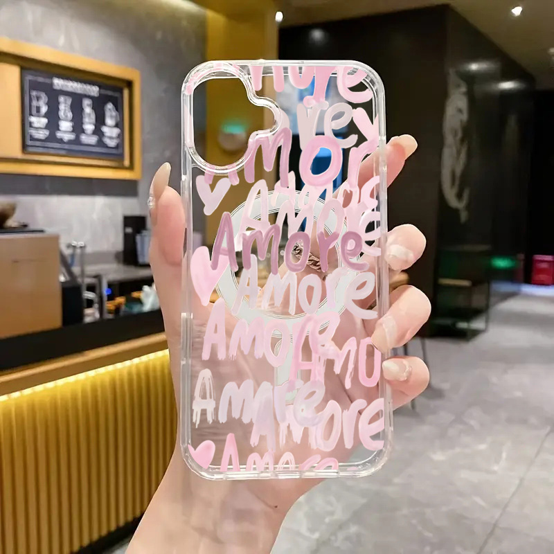 Amore-Love Romantic Pink Lette - đánh giá và giá Phone Cases Magnetic