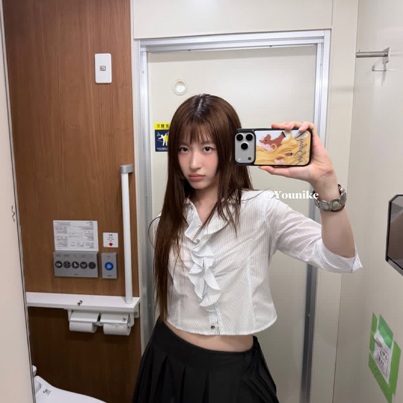 Korean Ins Retro Cute Long Hai - đánh giá và giá Phone Cases Durable