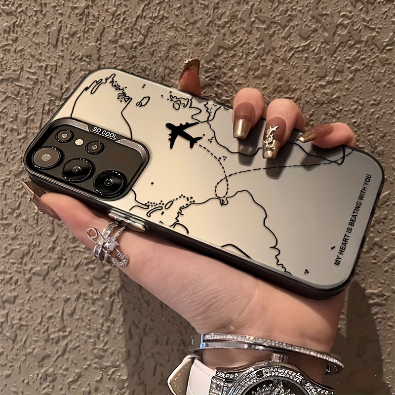 Interesting Airplane Route Pho - đánh giá và giá Phone Cases For Samsung Galaxy