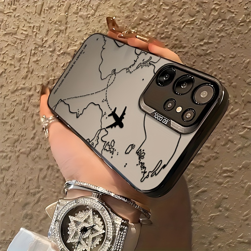 Interesting Airplane Route Pho - đánh giá và giá Phone Cases For Samsung Galaxy