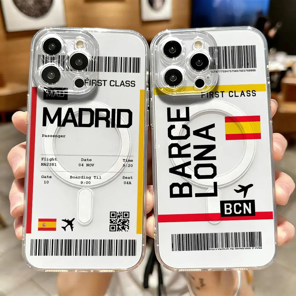 Travel Plane Ticket Spain Phon - đánh giá và giá Phone Cases Magnetic