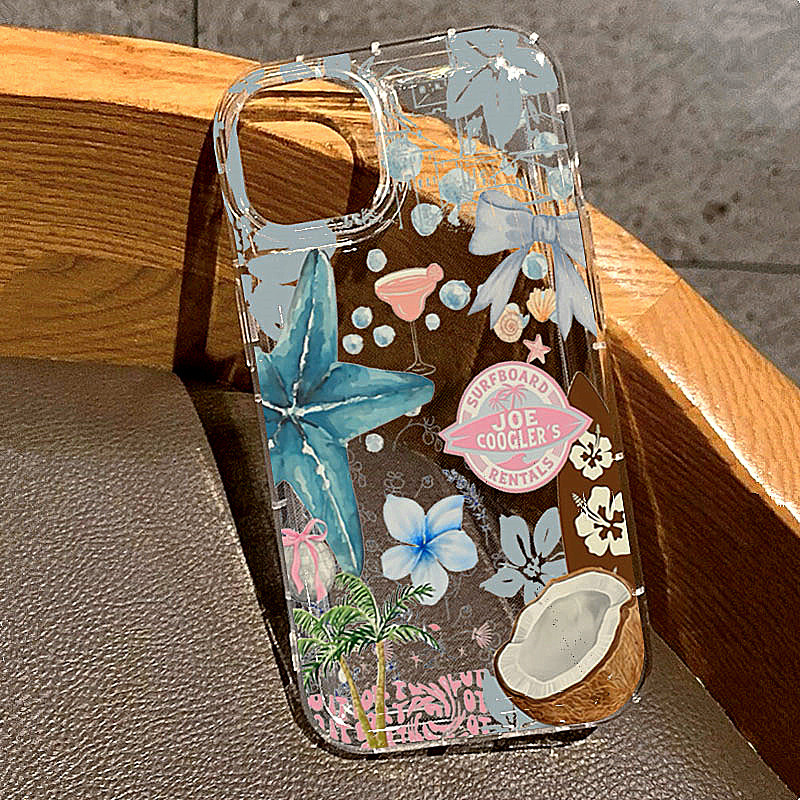 Flower Surfboard Print Clear C - đánh giá và giá Phone Cases Mous