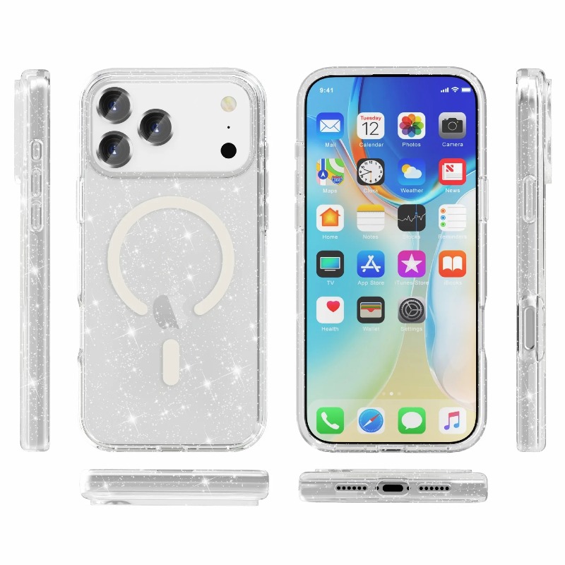 Bling Glitter Clear Magnetic P - đánh giá và giá Glitter Shockproof Case