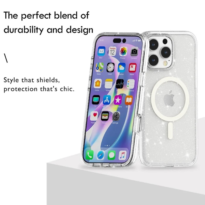Bling Glitter Clear Magnetic P - đánh giá và giá Glitter Shockproof Case
