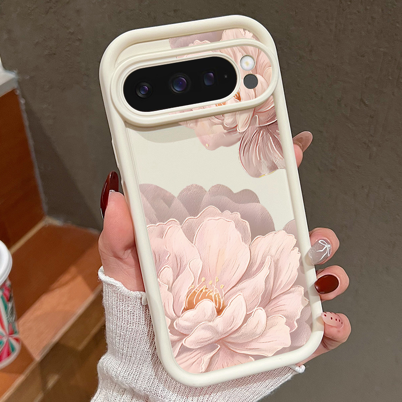 Pink Flowers Patterned Soft TP - đánh giá và giá Phone Cases Google Pixel 10