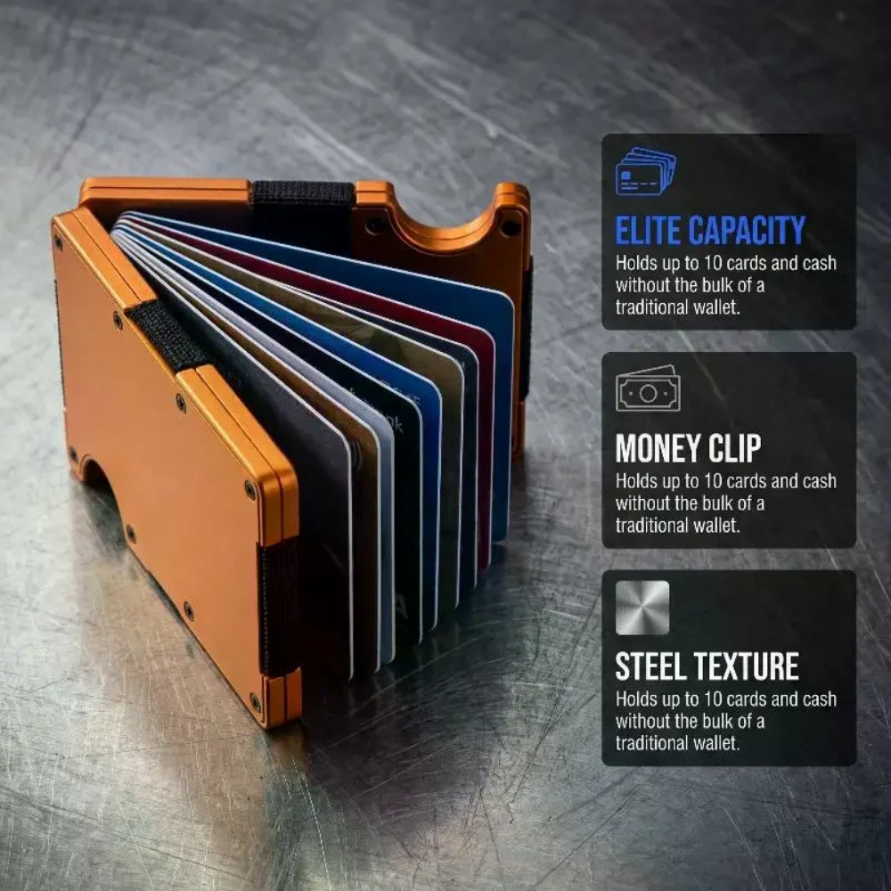Aluminum Alloy Rfid Blocking C - đánh giá và giá Card Holder Slim Case