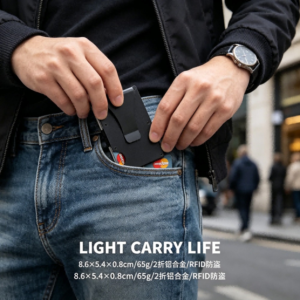 Aluminum Alloy Rfid Blocking C - đánh giá và giá Card Holder Slim Case