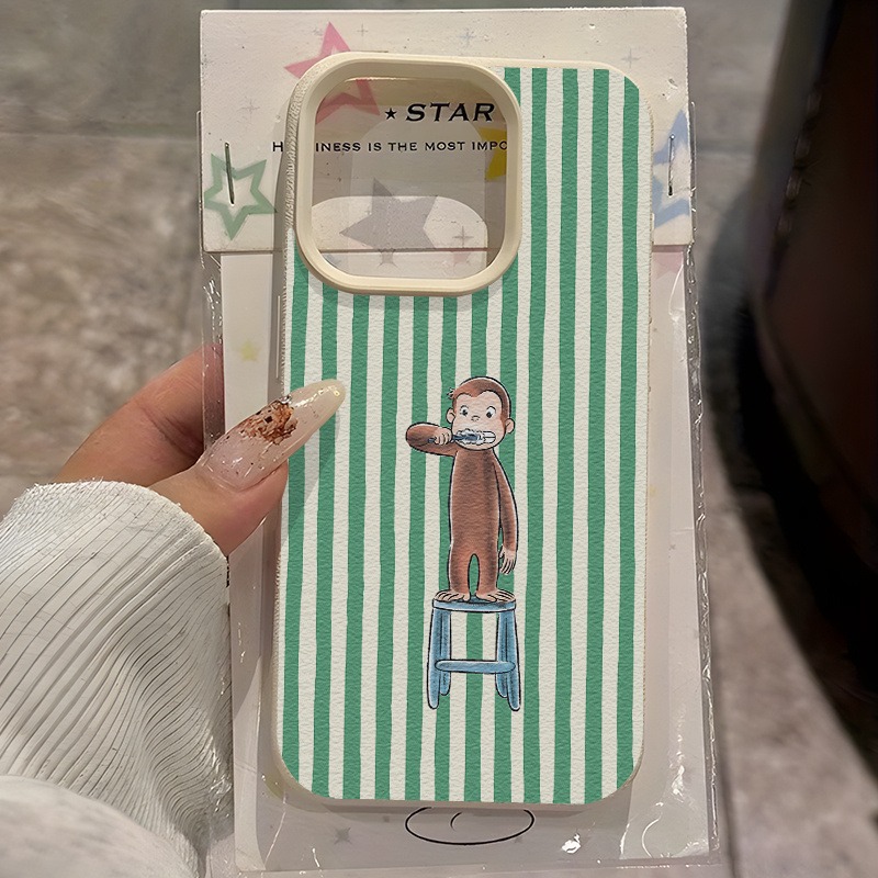 Green Striped Toothbrush Monke - đánh giá và giá Phone Cases Mous