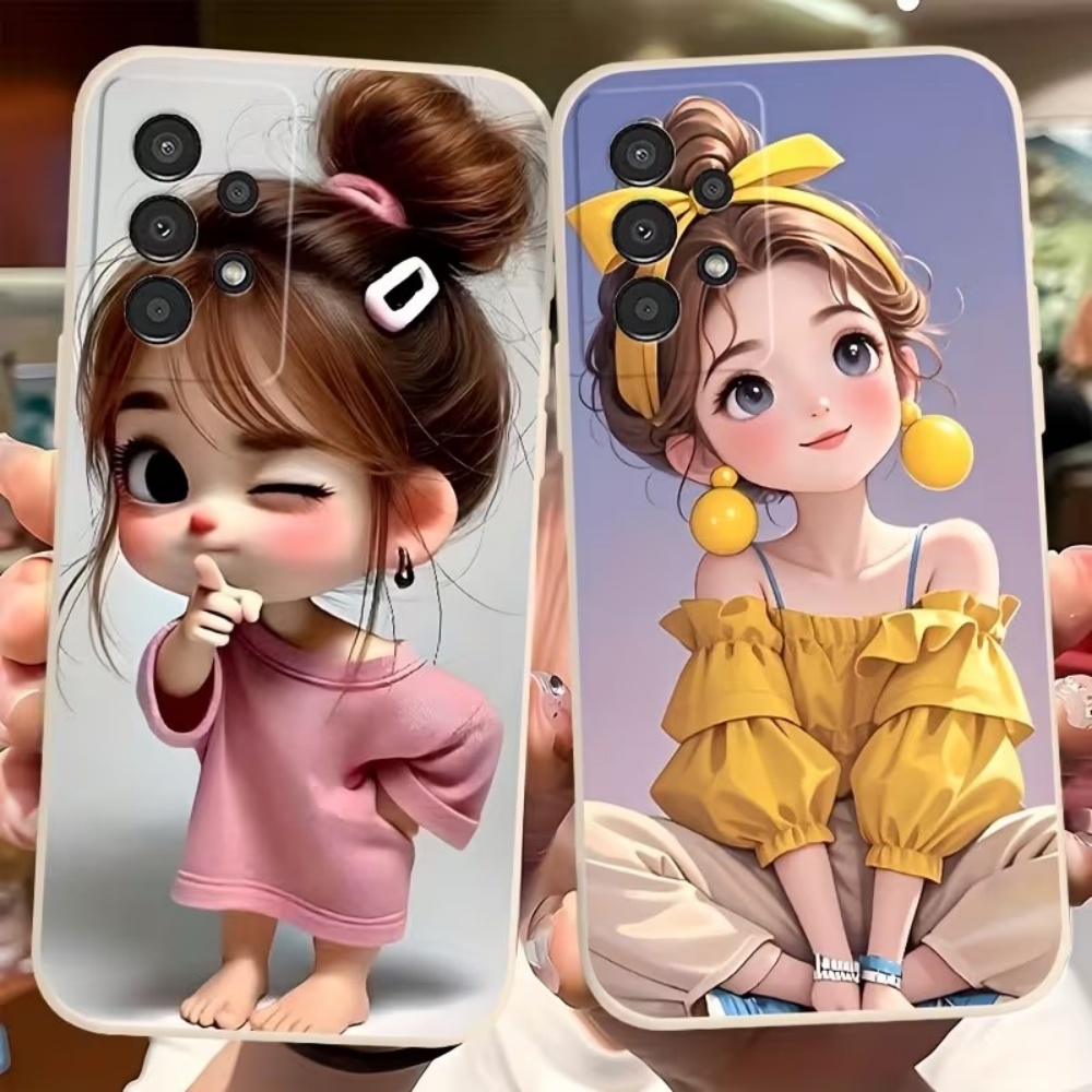 Cute Cartoon Girl Pattern Desi - đánh giá và giá Phone Cases Samsung Galaxy