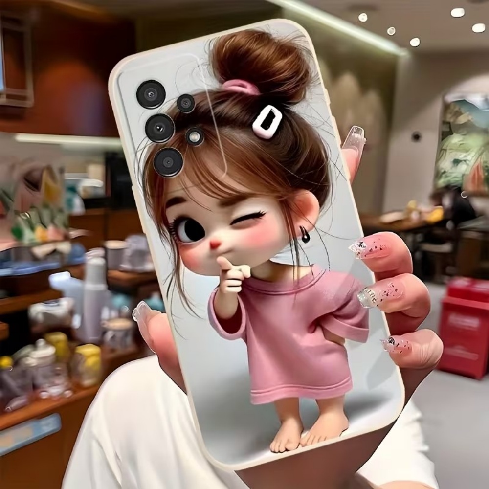 Cute Cartoon Girl Pattern Desi - đánh giá và giá Phone Cases Samsung Galaxy