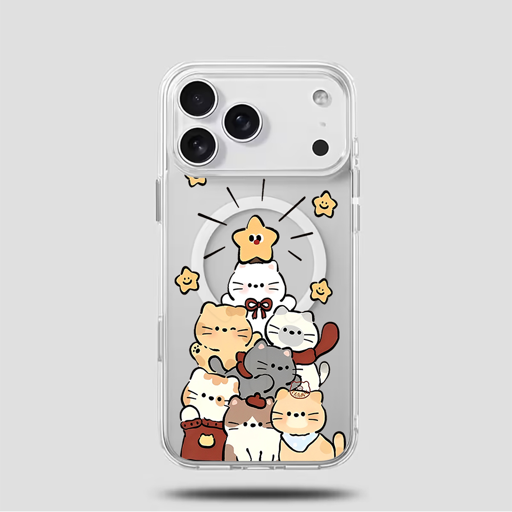 Cute Cartoon Kitten Print Comp - đánh giá và giá Phone Cases Magnetic